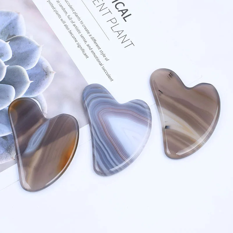 Gua Sha - AGATE GRISE